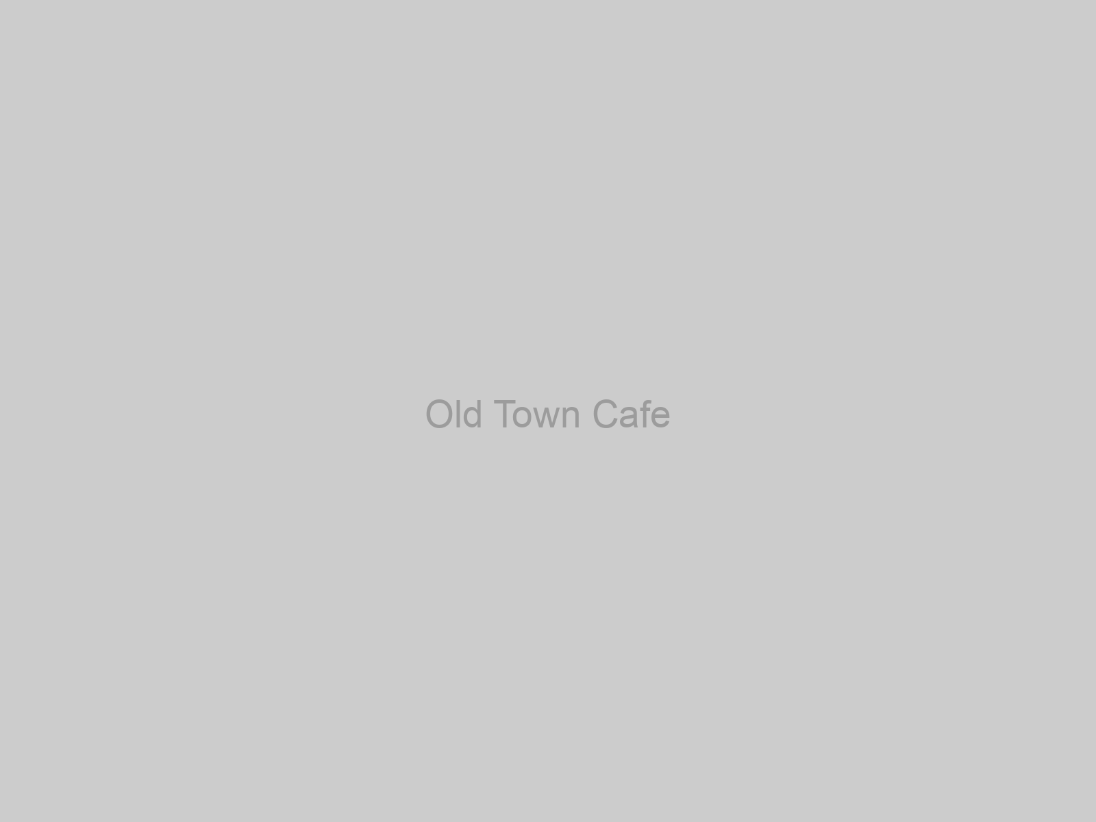 Old Town Cafe